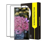 Cable Leader Pack of 2 Tempered Glass Screen Protectors for Samsung Galaxy S24 Ultra 5G, Sensitive Touch, 9H Hardness, Anti-Bubble Protective Glass, 3D Round Edges, High Definition S24 Ultra Screen