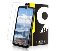Cable Leader Pack of 2 Tempered Glass Screen Protectors for Samsung Galaxy Xcover 6 Pro 5G, HD 9H Hardness, Anti-Scratch, Anti-Dust, Samsung Xcover 6 Pro Protective Glass, 2.5D Edge Case Friendly