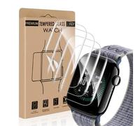 Cable Leader Pack of 4 Screen Protectors for Apple Watch Series 10/11 42 mm, Soft TPU, Scratch-Resistant Protective Glass, Bubble-Free, Sensitive Touch, Ultra Clear Apple Watch 10 42 mm Screen