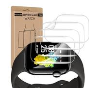 Cable Leader Screen Protector for Apple Watch Series 11/10 46 mm, Pack of 4 Soft TPU Scratch-Resistant Screen Protector, Bubble-Free, Sensitive Touch, 0.15 mm Ultra Clear Apple Watch 11 46 mm Screen