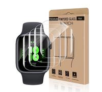 Cable Leader Screen Protector for Apple Watch Series 7/8/9 (41 mm), Pack of 4, Scratch-Resistant Protective Glass, Soft TPU Protective Glass, Bubble-Free, Sensitive Touch, HD Clear iWatch 41 mm Screen