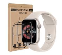 Cable Leader Screen Protector for Apple Watch Series 7/8/9 (45 mm), Pack of 2, Scratch-Resistant Protective Glass, Waterproof, Sensitive Touch, No Bubbles, HD Clear View Apple Watch 45 mm Screen