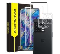 Cable Leader Screen Protector for Oneplus 10 Pro 5G Screen Protector, 9H Hardness, 3D Full Coverage Sensitive Touch, 2+2 HD Clear Scratch-Resistant Oneplus 10 Pro Screen Protector + Camera Protective