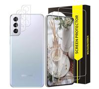 Cable Leader Screen Protector for Samsung Galaxy S21 FE 5G Screen Protector + Camera Protection, 2.5D Edge, 9H Hardness, Shatterproof, Bubble-Free, Anti-Oil, HD Clear S21 FE Screen Protector (Pack of