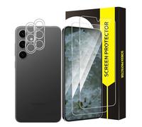 Cable Leader Screen Protector for Samsung Galaxy S24 Plus 5G, 2 + 2 Pieces 2.5D Cover Protective Glass with Camera Protection, 9H Hardness, Sensitive Touch, Ultra Clear Samsung S24 Plus Screen
