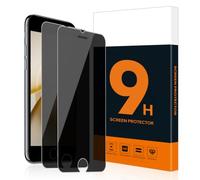 Cable Leader Tempered Glass Screen Protector for iPhone 6/6s/7/8/SE 2020, Pack of 2, Ultra HD Bubble-Free 9H Hardness, Anti-Scratch, Anti-Spy iPhone SE 2020 Privacy Screen, 2.5D Edge Anti-Shock iPhone