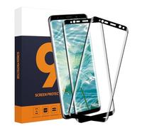 Cable Leader Tempered Glass Screen Protector for Samsung Galaxy S8, 3D Full Screen Protector, HD Anti-Fingerprint Anti-Dust Protective Glass for Samsung Galaxy S8, Pack of 2