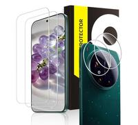 Cable Leader Tempered Glass Screen Protector for Xiaomi 17 Ultra 5G, Pack of 2 + 2