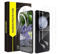 Cable Leader TPU Screen Protector for Samsung Galaxy Z Flip 5 5G, Back Protection Film + Protective Glass, Sensitive Touch, Anti-Scratch, High Definition Z Flip 5 Screen Protector, Pack of 2 + 2