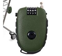 Cable Lock - 4 Digit Combination Lock | Retractable Luggage Wire Locks | Portable Security for Helmets, Extendable Steel Wire Rope, Anti-Theft Design for Bicycles, Strollers and Suitcases