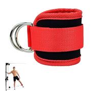 Cable Machine Ankle Straps - Adjustable Padded Cuffs for Leg Training | Gym Ankle Guards Set for Gym for Kick Stop, Tendon