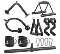 Cable Machine Attachment for Home Gym, SERTT LAT Pulldown Attachments, Weight Machine Accessories for LAT Pull Down & Weight Training, Cable Workout Accessorie