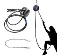 Cable Machine Pulley - Suspension Rope for Light Arm Training and Cardio, 6 Adjustable Resistance Levels, Space Saving for Basic Workouts