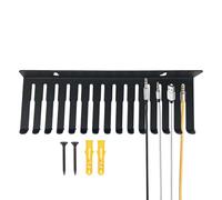 Cable Management | 13 Slots Steel Data Cable Rack for Wall Mounting - Easy Installation Cable Management for Workshop Studio Workbench Server Room Computer
