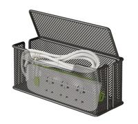 Cable Management Box, Desktop Socket Organizer Box - Wire Storage Corrector Box,Dense Mesh Design Organization Tool for Bedroom, So
