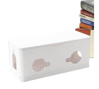 Cable Management Box | Folding Large Capacity | Power Strip Cover Cable Box | for Travel School Living Room Dorm Apartment College Students Men Women