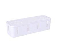 Cable Management Box Storage Extension Lead Tidy and Organising Power Strip Hide Electrical Cables Use for TV/Computer Cable