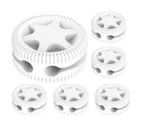 Cable Management Clips - Car Tire Shape with Double Slot | Desk Cable Holder Clips for Organizing and Managing Wires Office Bedroom Study Room Dorm Apartment Telephone