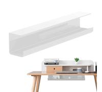 Cable Management Compartment - Cable Tray Under the Desk for Study | Cable Organiser, 15 Inch Cable Shelf, Flame Retardant Fire Protection, Traceless, Double-Sided Adhesive, Widened Design