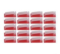 Cable Management Essentials Self Clips Complete Set of 20 Pieces (Transparent)