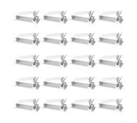 Cable Management Essentials Self Clips Complete Set of 20 Pieces (White)