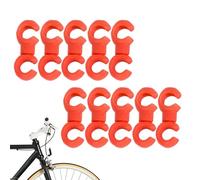 Cable Management for Bicycle Accessories - 10 Pieces Shift Cable Clips, Bicycle Brake Cable Clips, Mountain Bike Brake Cable Clips, Shift Cable Clip, Mountain Bike Handcuff Cable, Bicycle Cable
