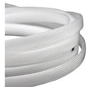 Cable Management Sleeve, Cable Management Sleeve Braid Sleeving Wire Wrap Protector Sheath Multicolor 2-40mm 1m/10m(Clear,25MM-10 METER)