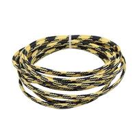 Cable Management Sleeve, Nylon Expandable Braided Cable Sleeve Multicolor 2-40mm 2-10 Meters(Black Yellow,16MM-2 METERS)