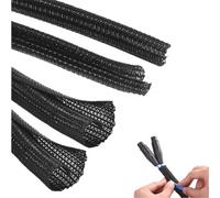 Cable Management Sleeves 4 Piece Flexible Tubing Wrap