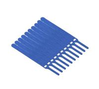 Cable Management Straps 10/20pcs Releasable Cable Ties Fastening Reusable Tie Straps Nylon Wrap Zip Bundle Bandage(10pcs Blue)