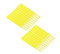 Cable Management Straps 10/20pcs Releasable Cable Ties Fastening Reusable Tie Straps Nylon Wrap Zip Bundle Bandage(20pcs Yellow)