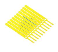 Cable Management Straps 10/20pcs Releasable Cable Ties Fastening Reusable Tie Straps Nylon Wrap Zip Bundle Bandage(10pcs Yellow)