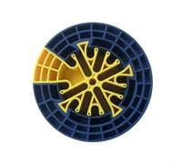 Cable Management Tool Wire Organizing Bundler Quick Release Collar Plastic Compact Comb For 14 Inch Wires Efficient Straightening Home Office Workshop Yellow Blue Red(Blue+Yellow)