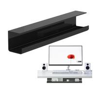 Cable Management Tray - Under the Desk Cable Shelf, Wire Large Storage Space, Flame Retardant Fire Protection, Double-Sided Adhesive for Easy Installation, Extended Desi