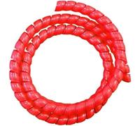Cable Management Wire,20M 18mm To 30mm Spiral Wrap Sleeving Tube Flame Retardant Protective Sleeve Band Winding Pipe Sleeves(Red,22mm)