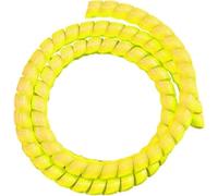 Cable Management Wire,500CM 8mm To 50mm Spiral Wrap Sleeving Tube Flame Retardant Protective Sleeve Band Winding Pipe Sleeves(Yellow,22mm)