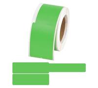 Cable Marker 100Pcs 25 * 38+40mm Self-Adhesive Cable Labels Waterproof Wire Marking Cable Tags Laser Printer Sticker Wiring Label Organizer(Red)(Green)