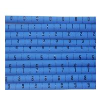 Cable Marker Label 1000Pcs PVC Plastic Heat Shrink Tubing Ratio 2:1, Cable Marker Label Wire(Blue,2mm)