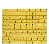 Cable Marker Label 1000Pcs PVC Plastic Heat Shrink Tubing Ratio 2:1, Cable Marker Label Wire(Yellow,1mm)