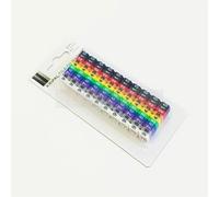 Cable Marker Wire Label EC-0 EC-1 1000pcs Mark Number 0 to 9 Management Colored Insulation PVC Organizer Sleeves for Power,Computer Room(Ec-1-100pcs-0-9)