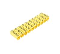 Cable Markers 100/150 Pcs Cable Markers Yellow C-Type Marker Number Tag Label for 2-8mm Wire Network Cable(M-1AS(2.5mm) 100PCS)