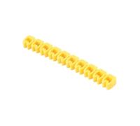 Cable Markers 100/150 Pcs Cable Markers Yellow C-Type Marker Number Tag Label for 2-8mm Wire Network Cable(M-1GS(2.5mm) 100PCS)