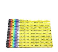 Cable Markers 100/150PCS Wire Marker Sleeves Cable Identification Sleeving Electrical Wiring for Industrial(M-2 A-Z)