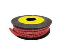 Cable Markers 250/500/1000Pcs 0 to 9 Number 2.5mm2 Cable Wire Marker Spiral Wrapping Colored 18AWG-12 AWG EC-1(Multi-colored2,EC-1)