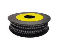 Cable Markers 250/500/1000Pcs 0 to 9 Number 2.5mm2 Cable Wire Marker Spiral Wrapping Colored 18AWG-12 AWG EC-1(No.0,EC-2(500Pcs))