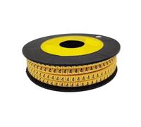Cable Markers 250/500/1000Pcs 0 to 9 Number 2.5mm2 Cable Wire Marker Spiral Wrapping Colored 18AWG-12 AWG EC-1(Multi-colored4,EC-1)