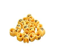 Cable Markers,Wire Numbering Marker,10 Trellis Kits Yellow for Diameter Tubing Terminal(16mm2 50pcs)
