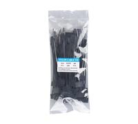 Cable Marking 100Pcs Colorful Nylon Cable Ties Plastic Label Strapping Tape Easy Mark Tag Labels Self-Locking Zip Ties Mesh Wire Marker Tools for use in Offices and Other Places(Black)