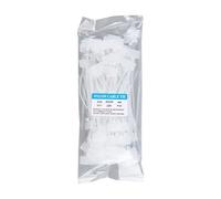Cable Marking 100Pcs Colorful Nylon Cable Ties Plastic Label Strapping Tape Easy Mark Tag Labels Self-Locking Zip Ties Mesh Wire Marker Tools for use in Offices and Other Places(White)