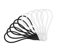 Cable Matters 10-Pack Silicone Magnetic Cable Ties - Magnetic Cord Organizer in Black and White